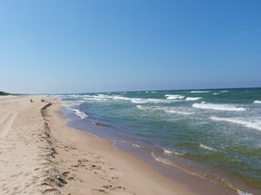 Куршская Коса. Балтийское море